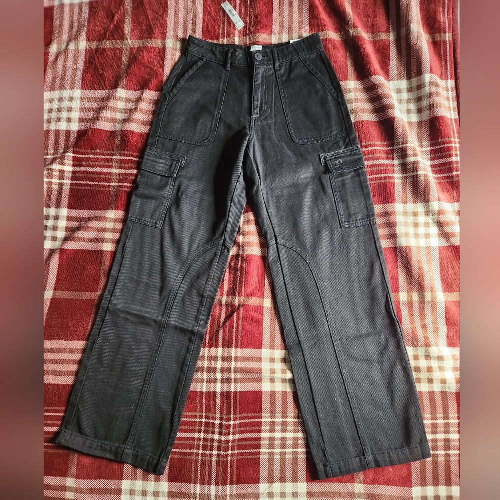 Victoria's Secret PINK Black Cargo Pants NWT